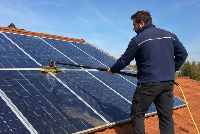 Nettoyage et entretien de panneaux solaires à Saffré